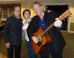 Singing at a benefit show for Joe Taylor with longtime friends Tommy Cash and Johnny Counterfit